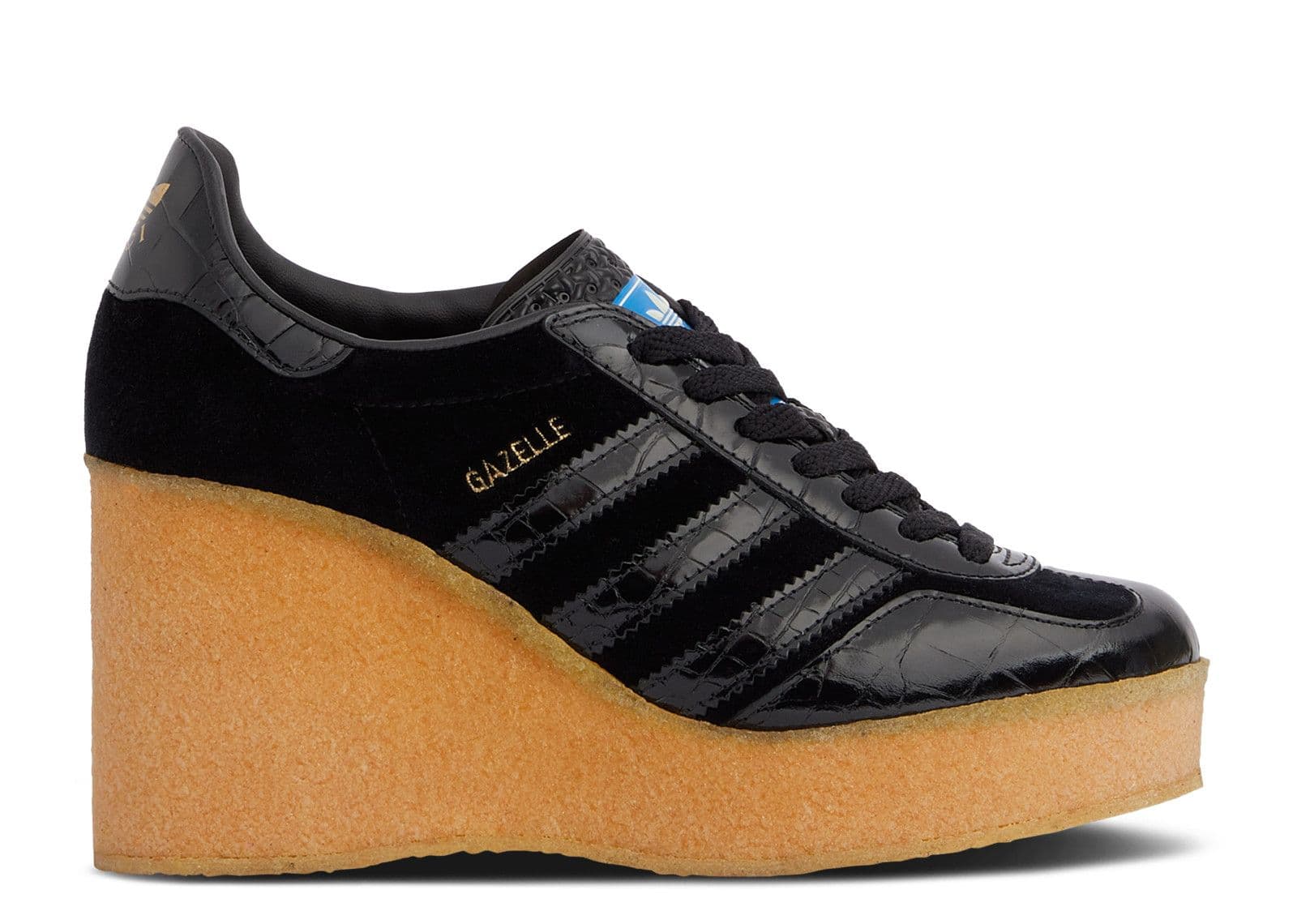 Adidas x Gucci Wmns Wedge Gazelle 'Black Croc'