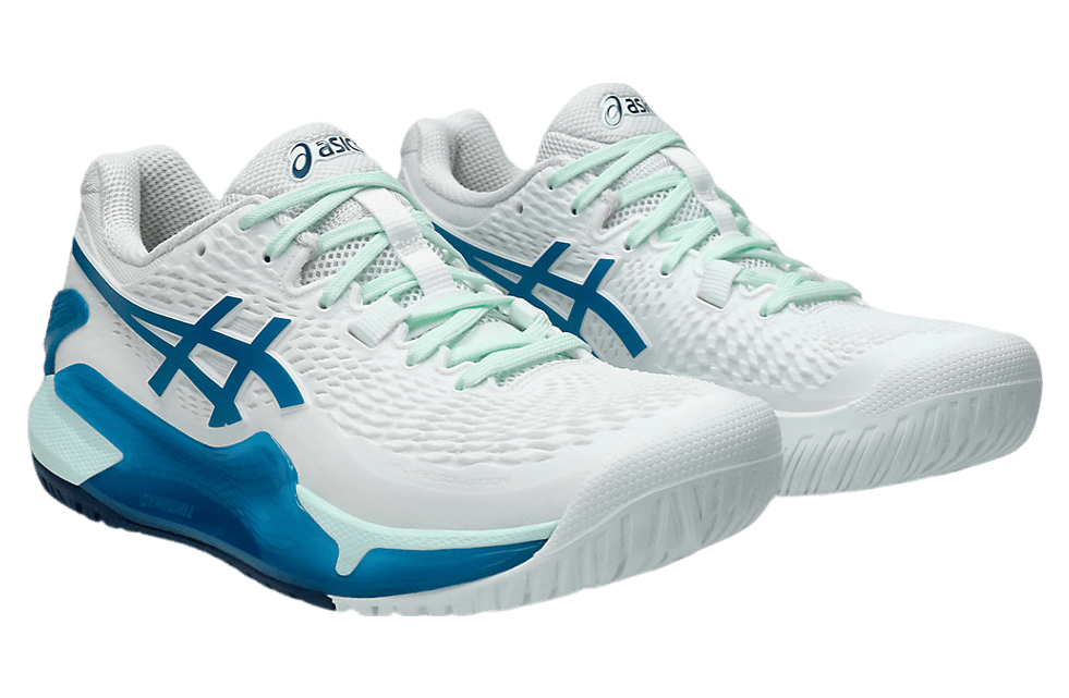 Wmns Gel Resolution 9 'White Teal Blue'