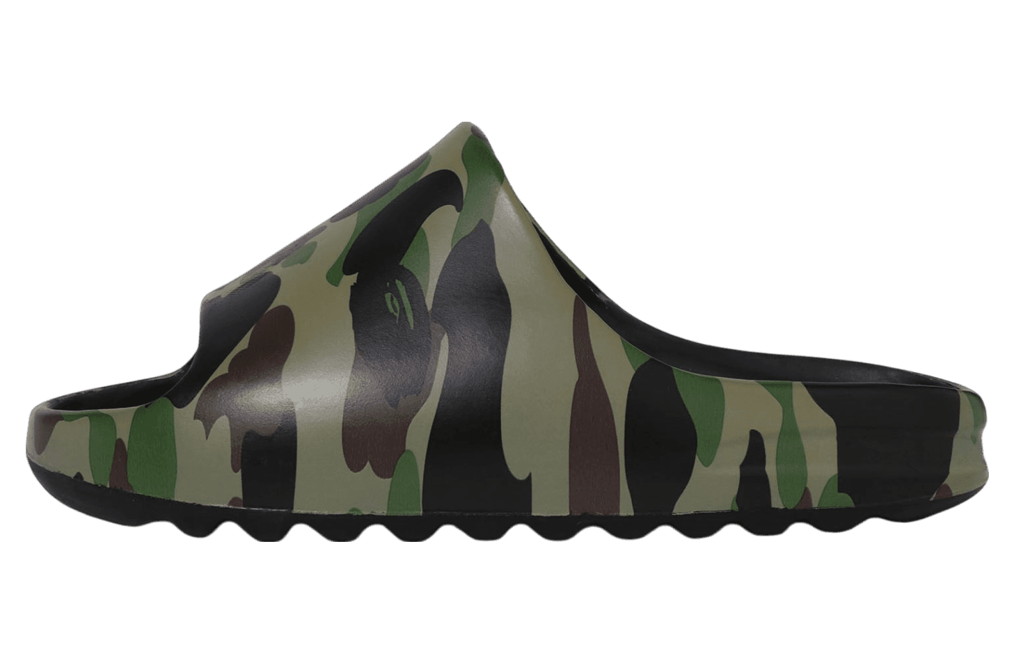 Bape 1st Camo Slide Sandals Green