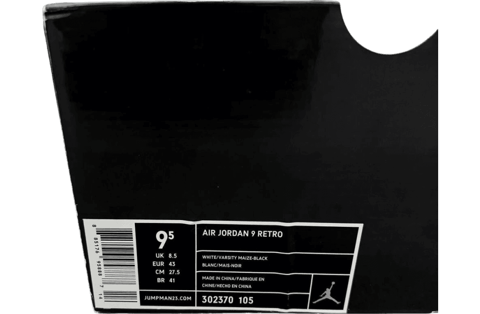 Jordan 9 Retro 'Quai 54'