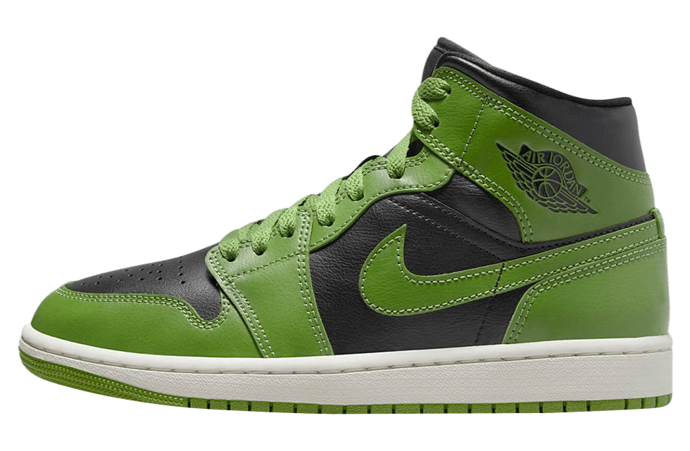 Air Jordan 1 Mid WMNS Black Green