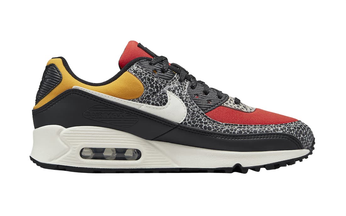 Nike Air Max 90 SE Safari Black Chile Red