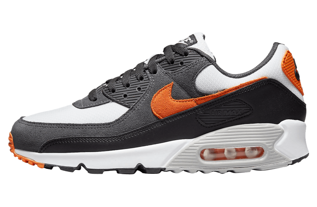 Nike Air Max 90 White Black Orange