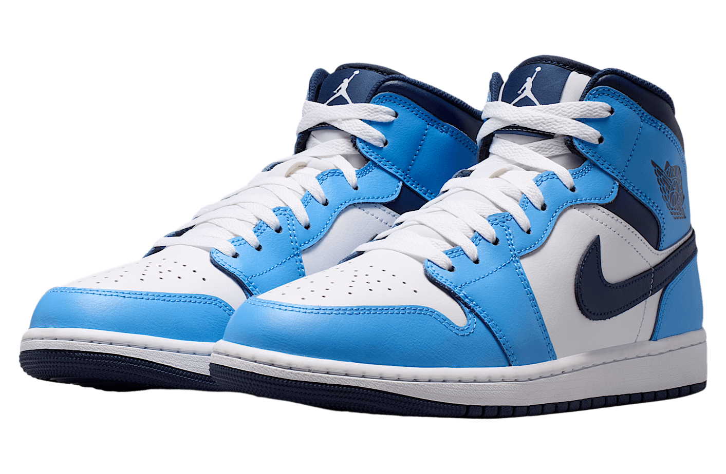 Air Jordan 1 Mid University Blue / White