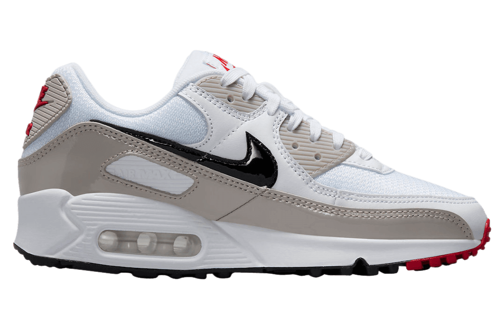 Nike Air Max 90 White Grey Red
