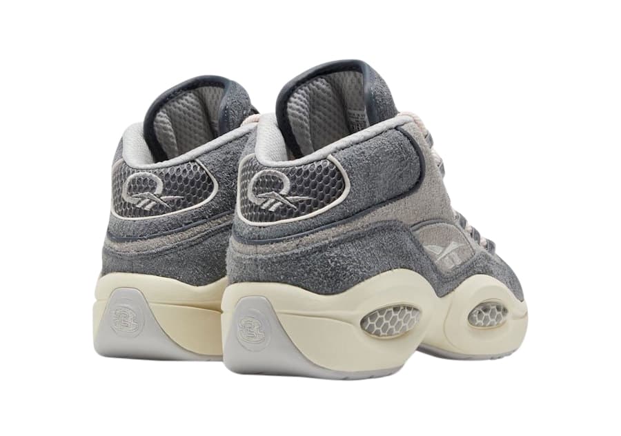 Reebok Question Mid Grey Suede