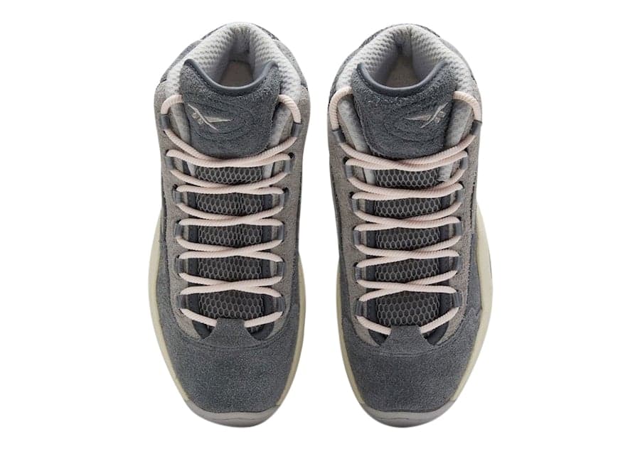 Reebok Question Mid Grey Suede