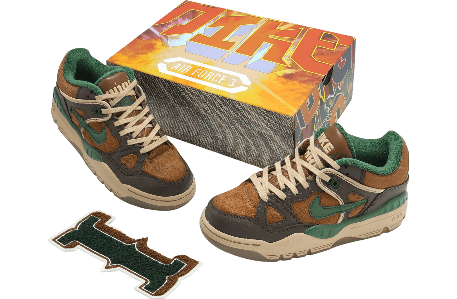 Nike Air Force 3 Low SP Baroque Brown / Fir
