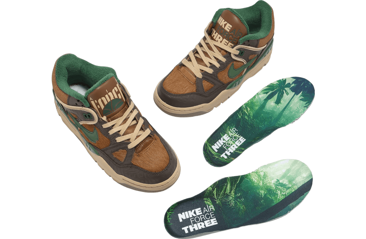 Nike Air Force 3 Low SP Baroque Brown / Fir