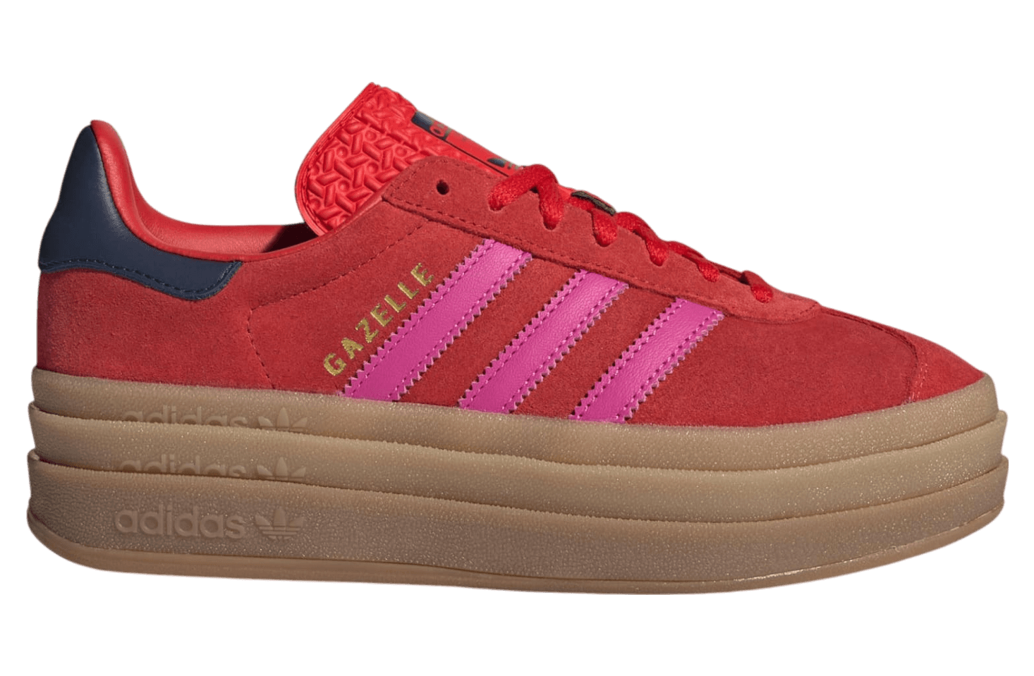Adidas Gazelle Bold WMNS Red / Semi Lucid Fuchsia