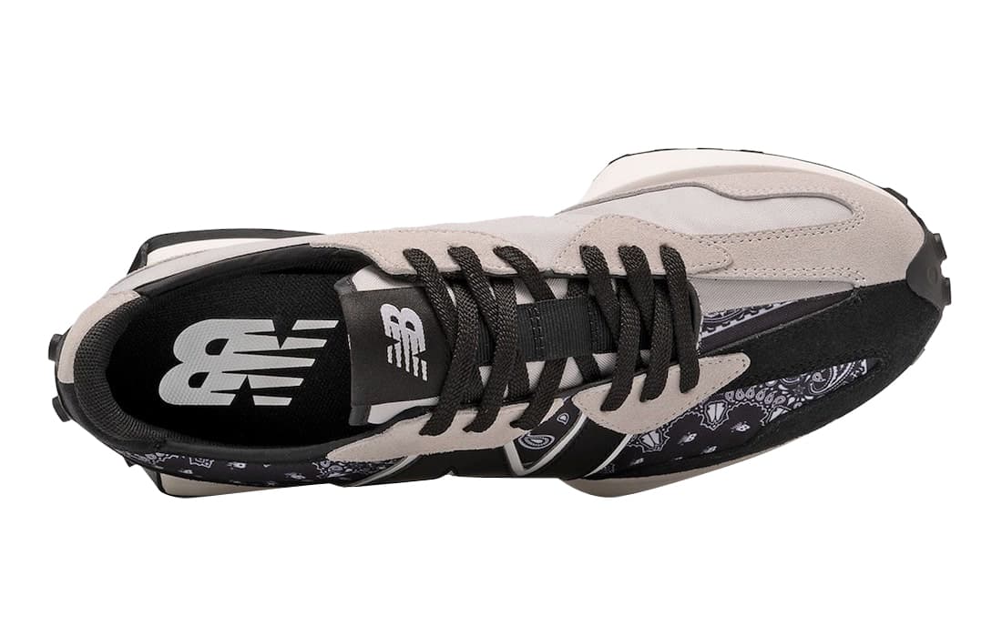 New Balance 327 Black Paisley