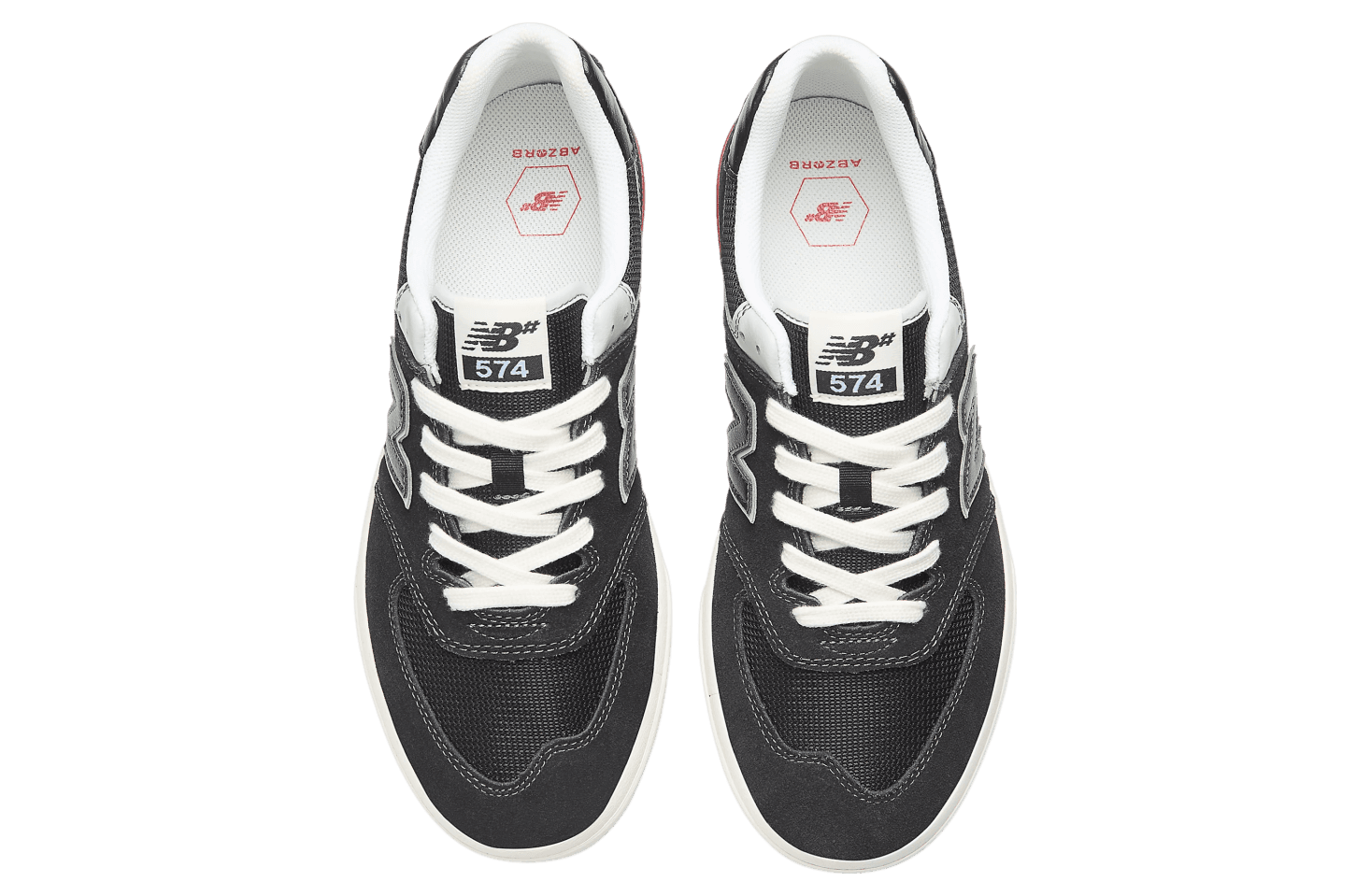 New Balance NB Numeric 574 Vulc Black / White