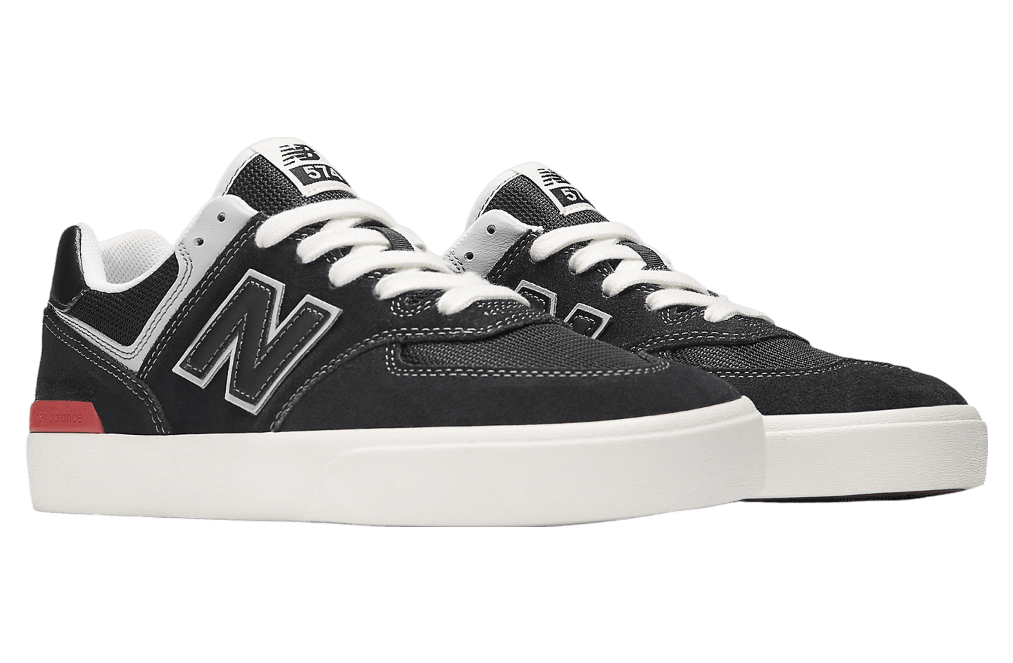 New Balance NB Numeric 574 Vulc Black / White