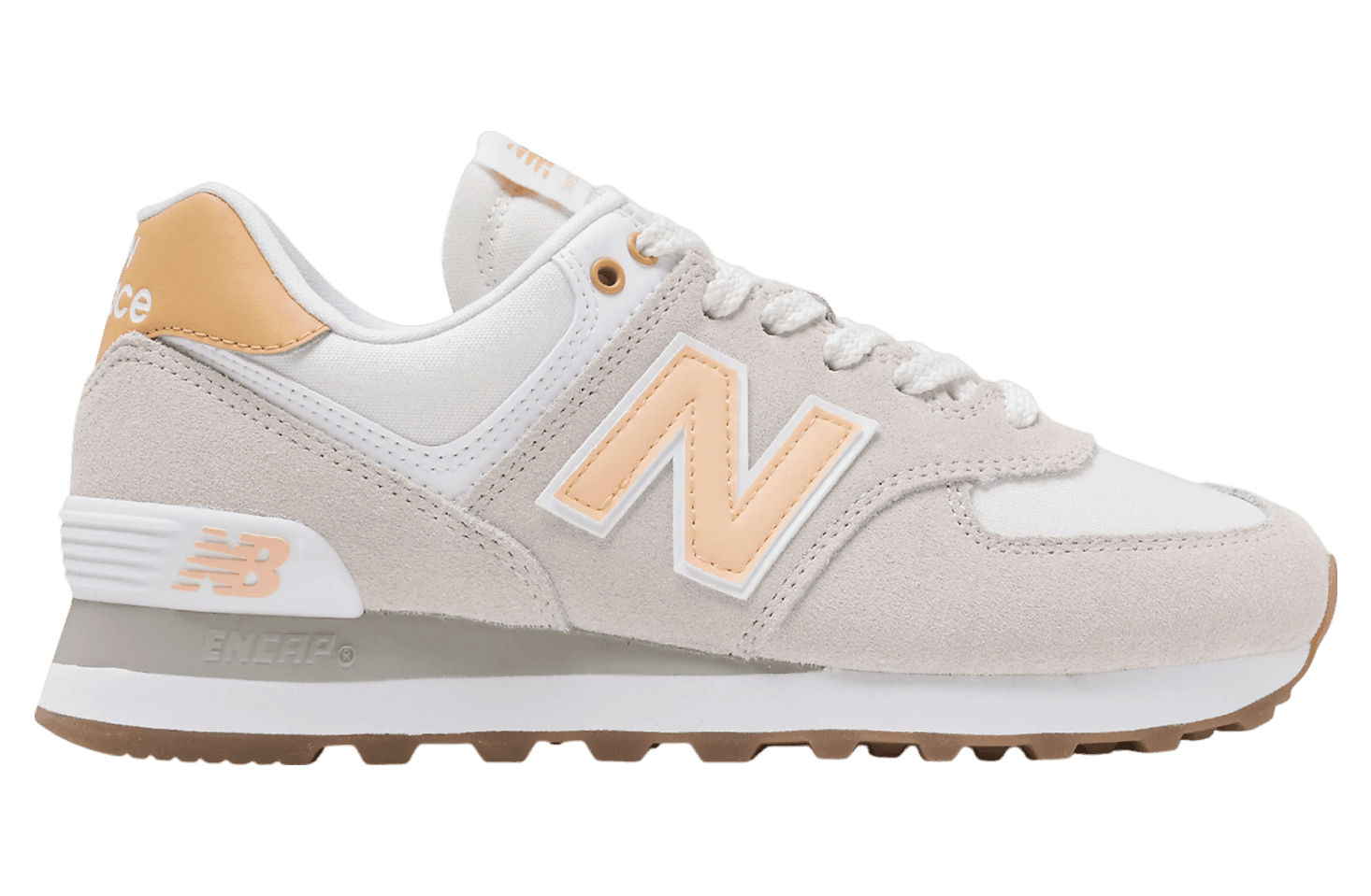 New Balance 574 WMNS Timberwolf / Alpha Orange