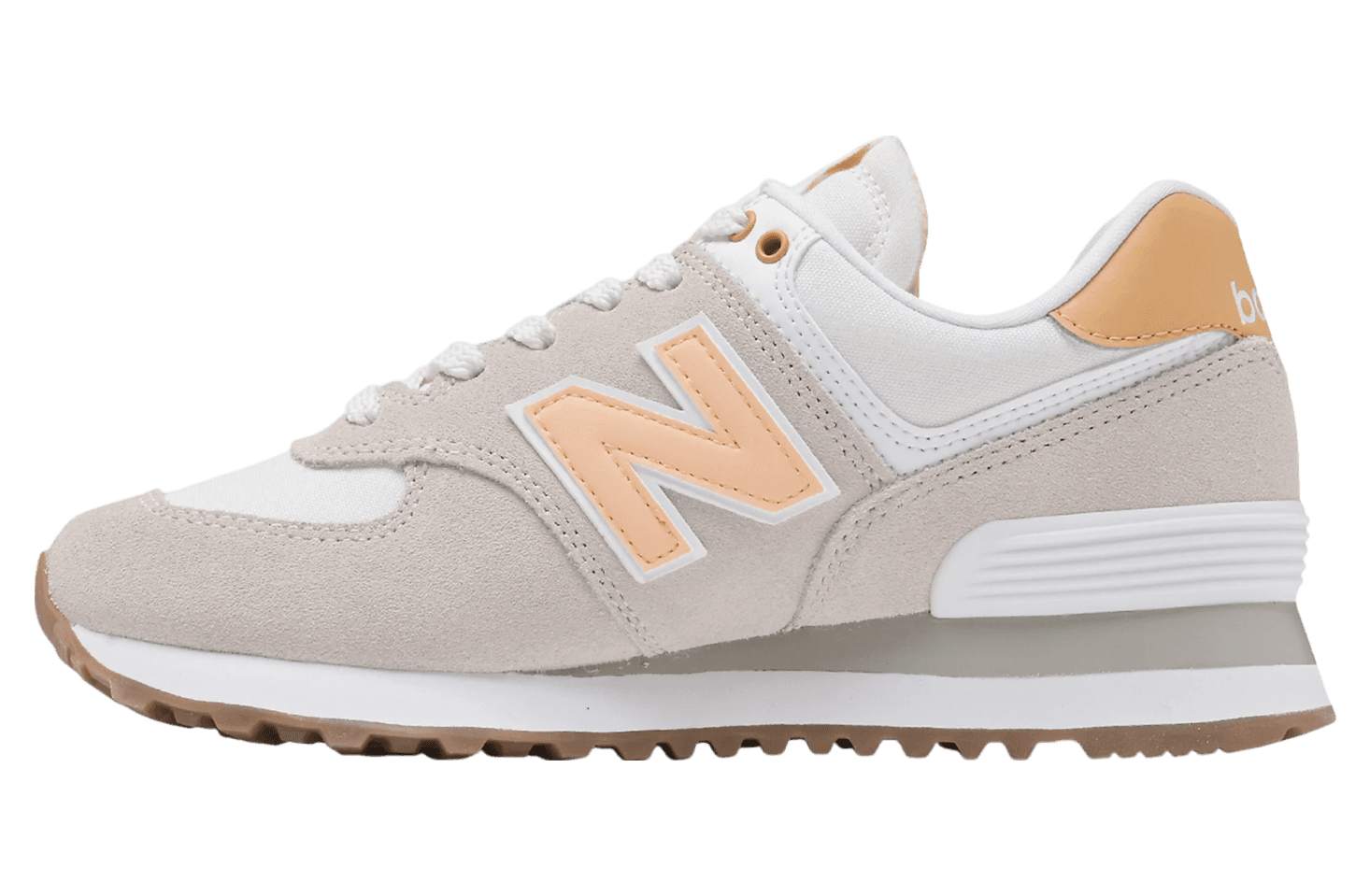 New Balance 574 WMNS Timberwolf / Alpha Orange