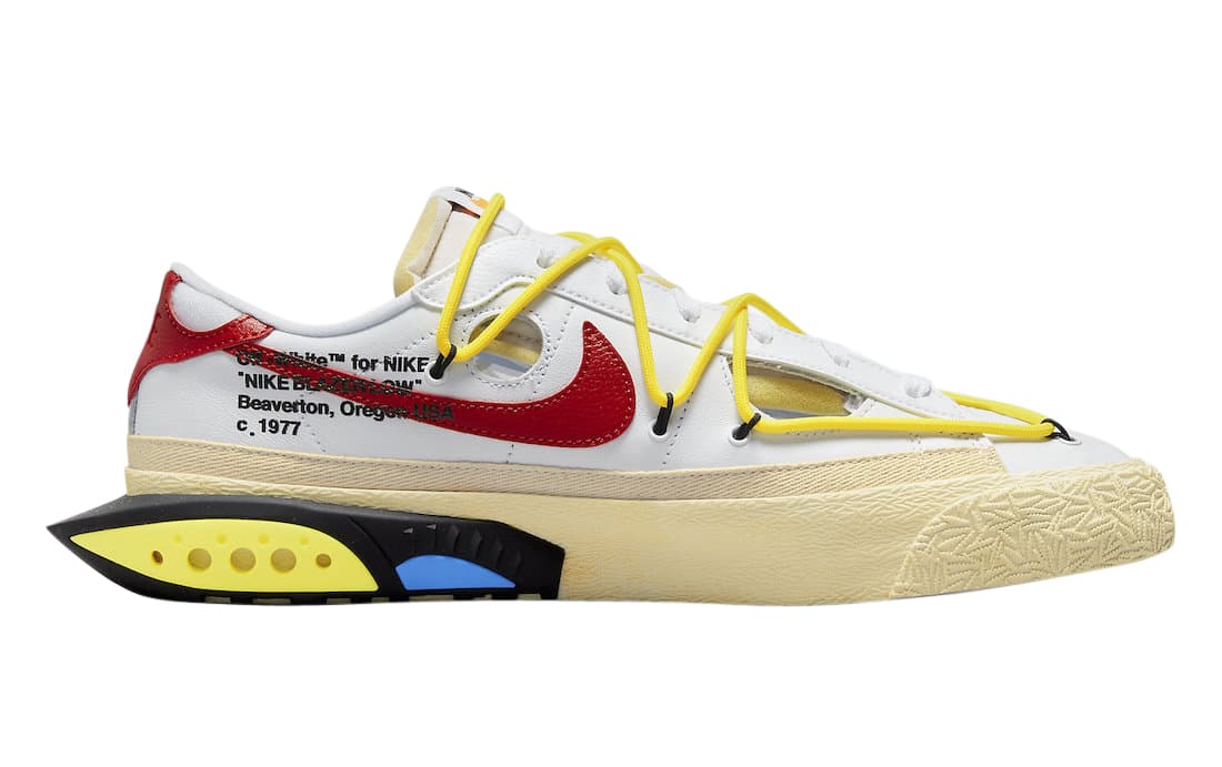 Off-White x Blazer Low 'White University Red'