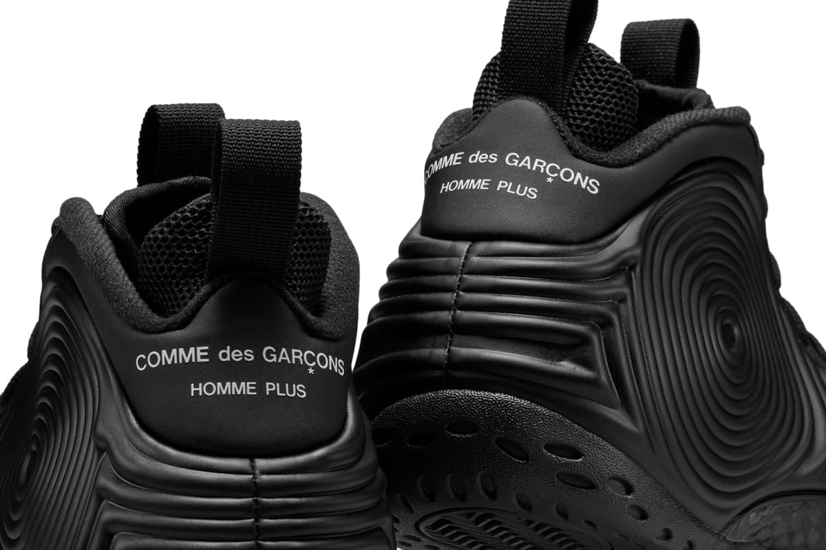 Comme des Garçons Homme Plus x Air Foamposite One 'Black'