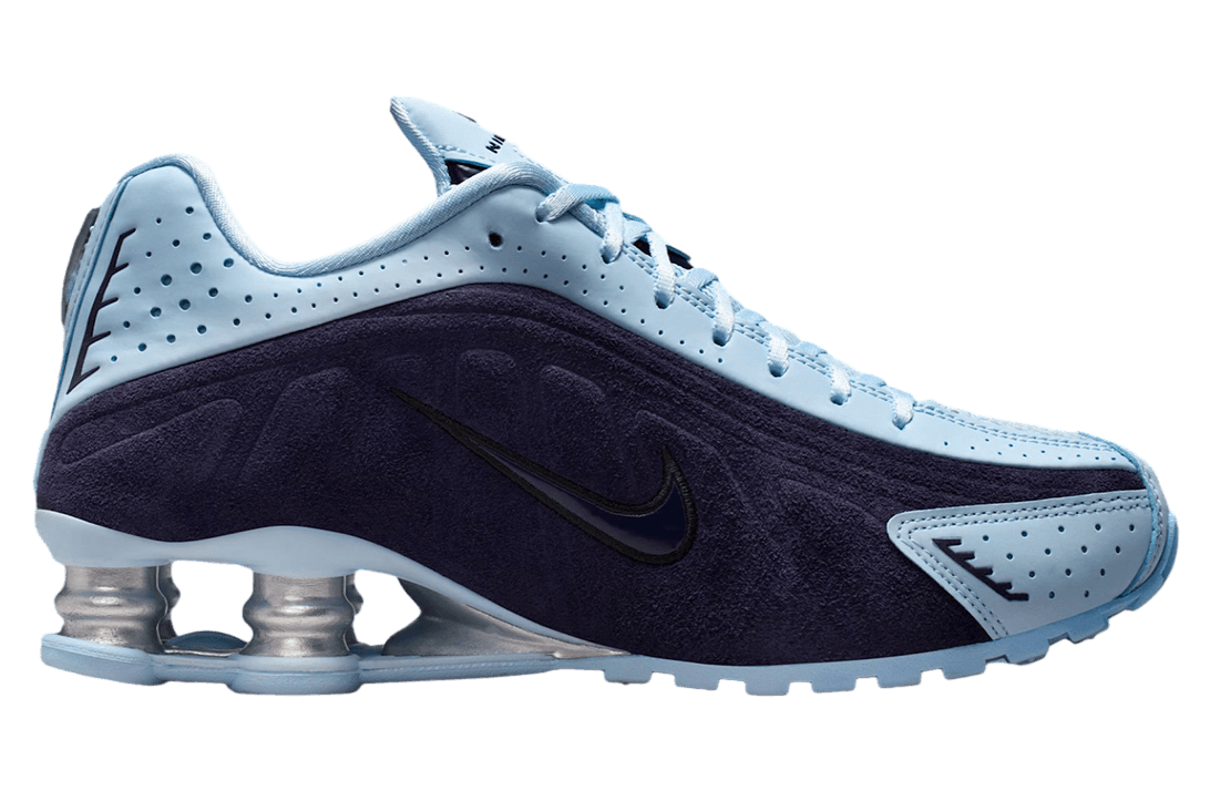 Wmns Shox R4 'Imperial Purple Celestine Blue'