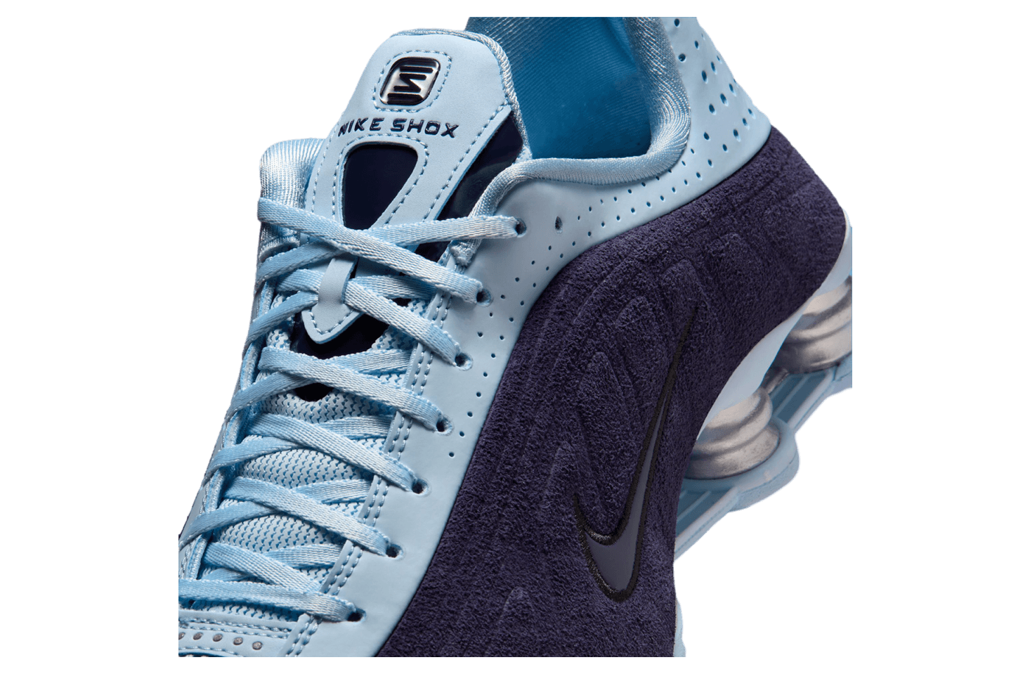 Wmns Shox R4 'Imperial Purple Celestine Blue'