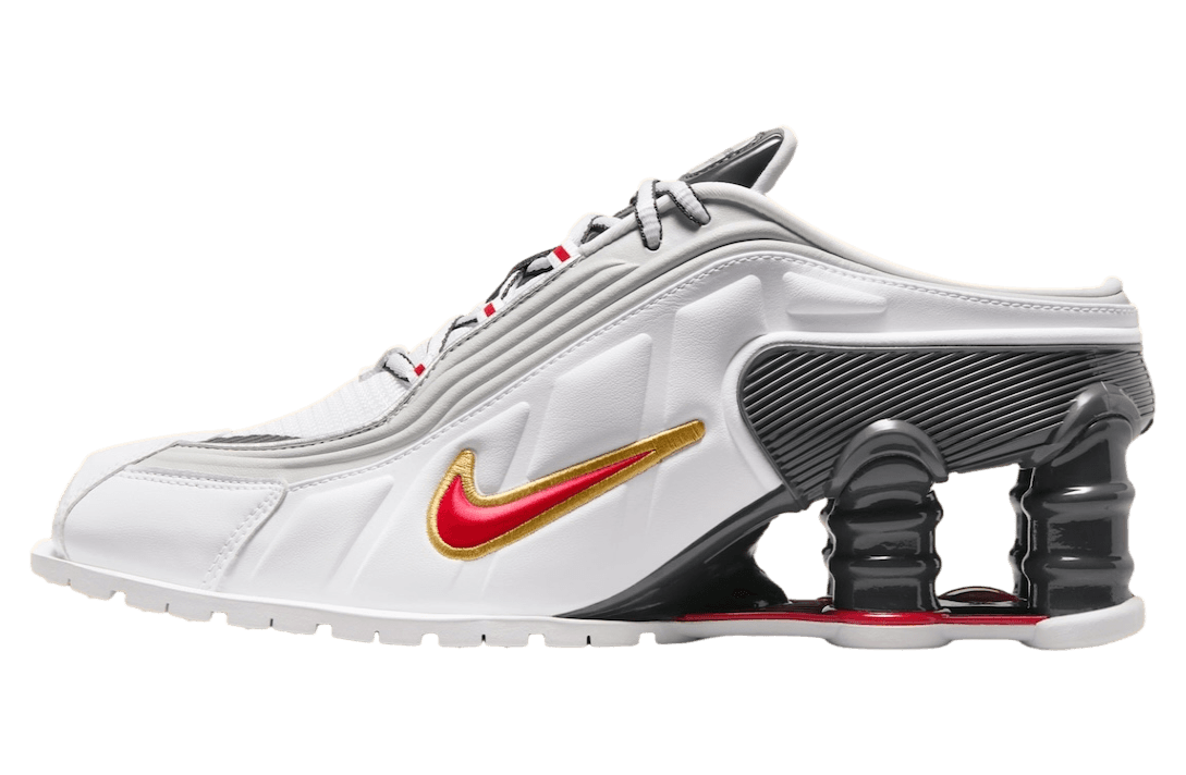 (WMNS) Nike x Martine Rose Shox MR4 Mule 'White Metallic Platinum' IM5420-100