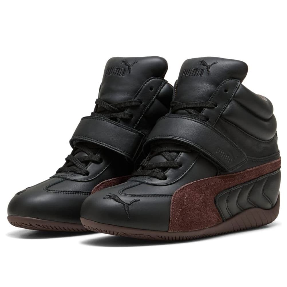 (WMNS) PUMA Speedcat Wedge 'Black Brown' 408120-02