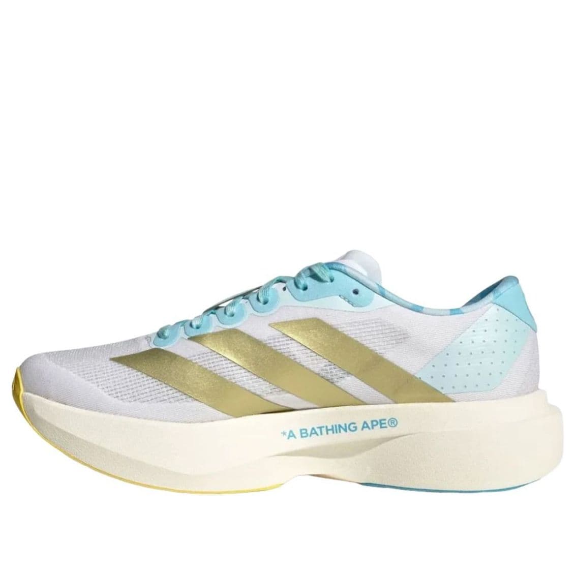 adidas x BAPE Adizero EVO SL 'White Gold Blue' KJ5751