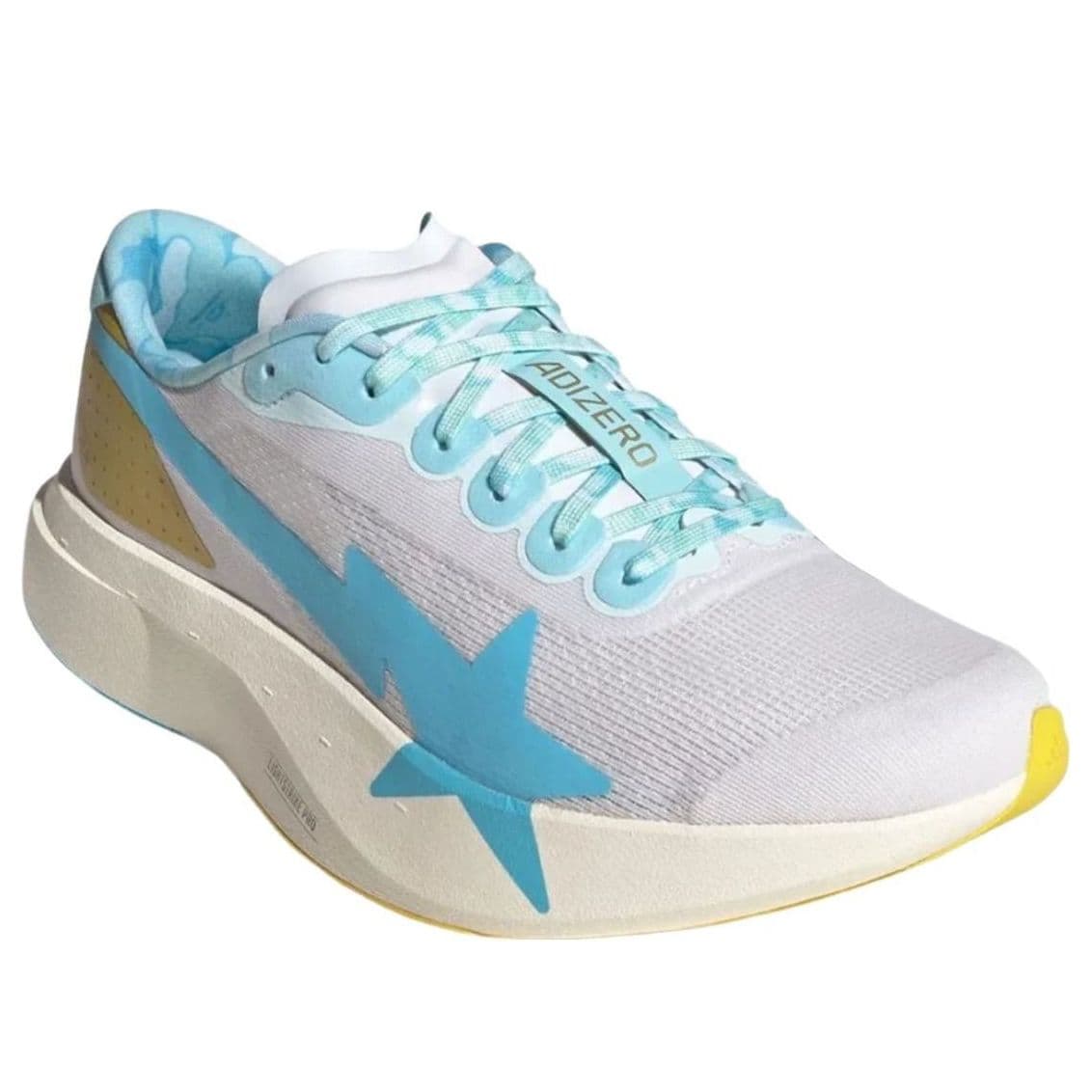 adidas x BAPE Adizero EVO SL 'White Gold Blue' KJ5751