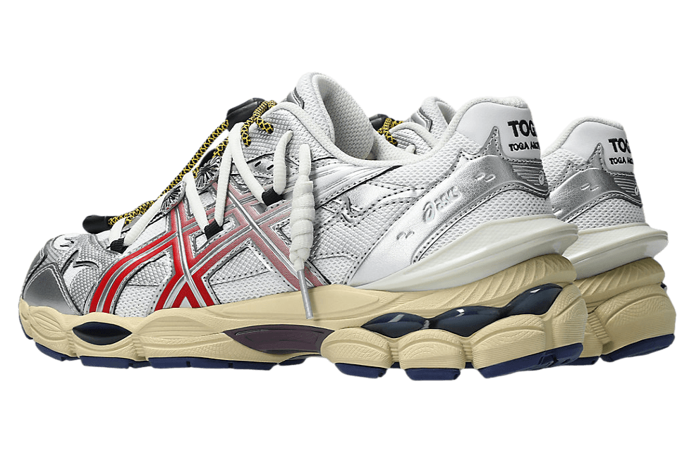 TOGA x Gel Cumulus 16 TG 'White Red Pure Silver'