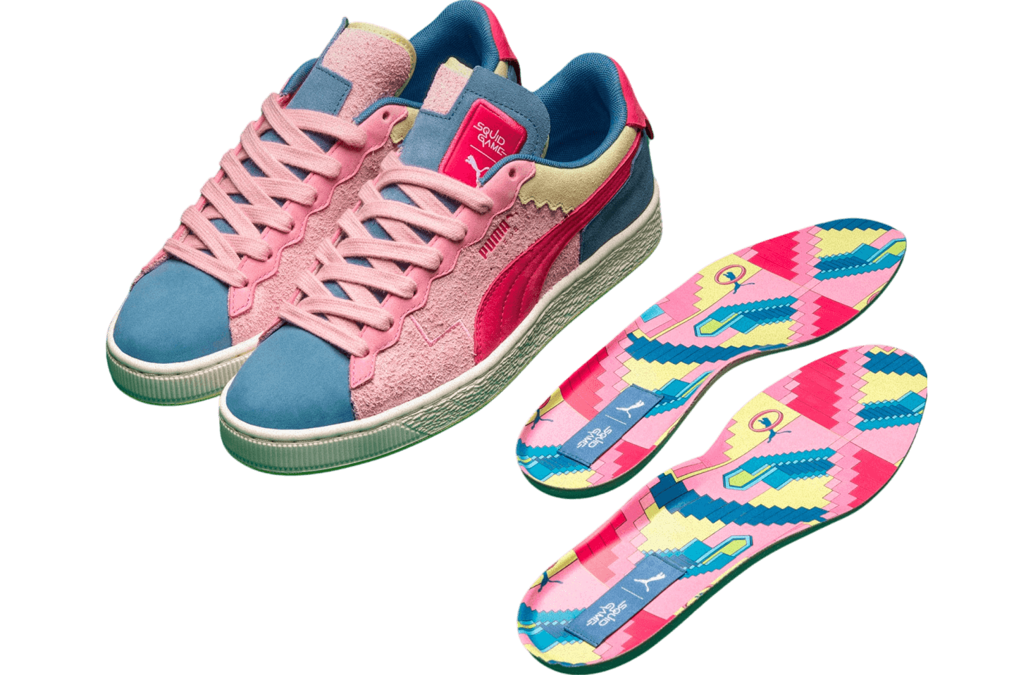 Squid Game x Puma Suede Multicolor