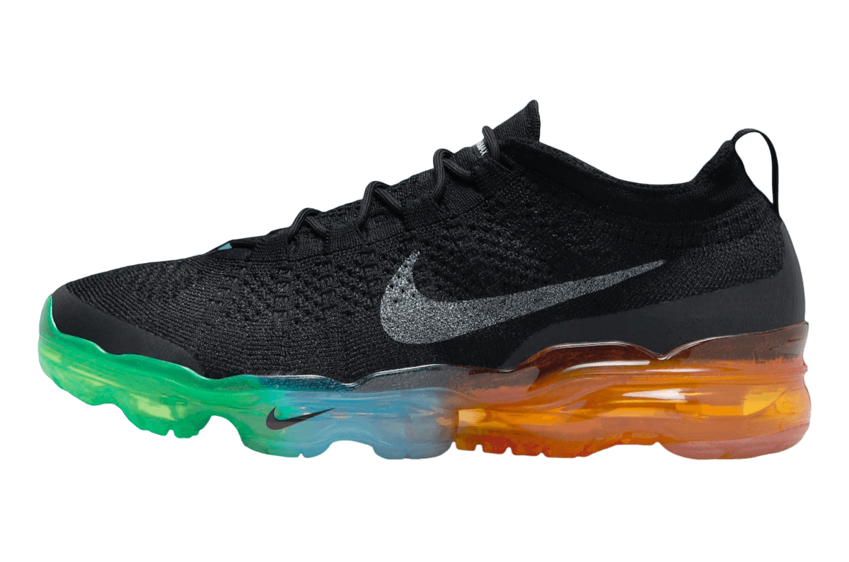 Air VaporMax 2023 Flyknit 'Black Green Strike Curry'