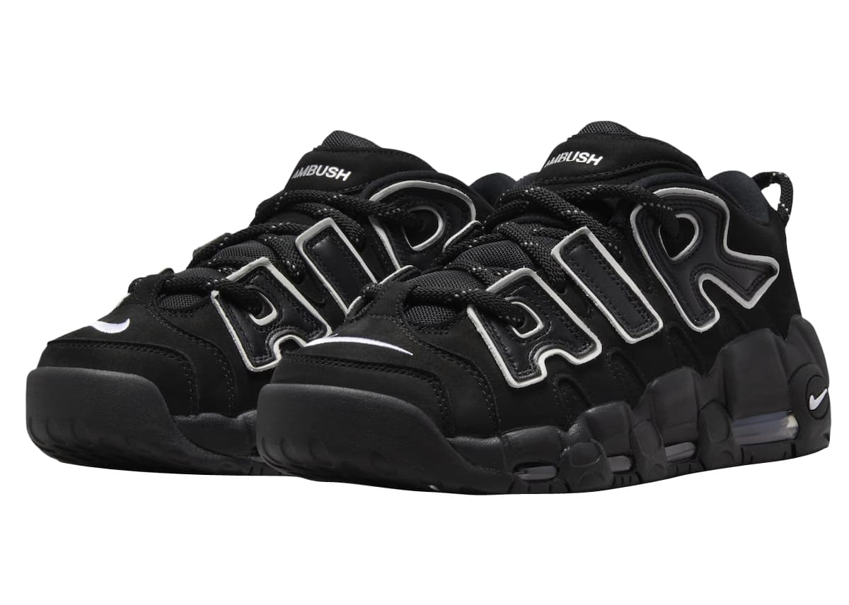 AMBUSH x Air More Uptempo Low 'Black'