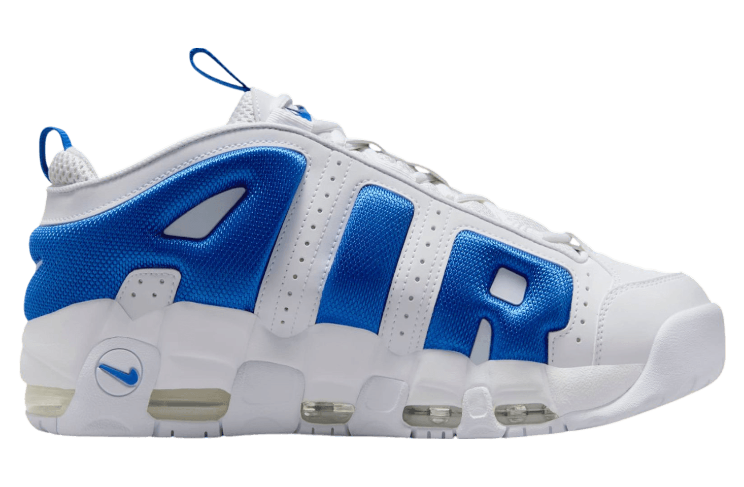 Air More Uptempo Low 'White Hyper Royal'