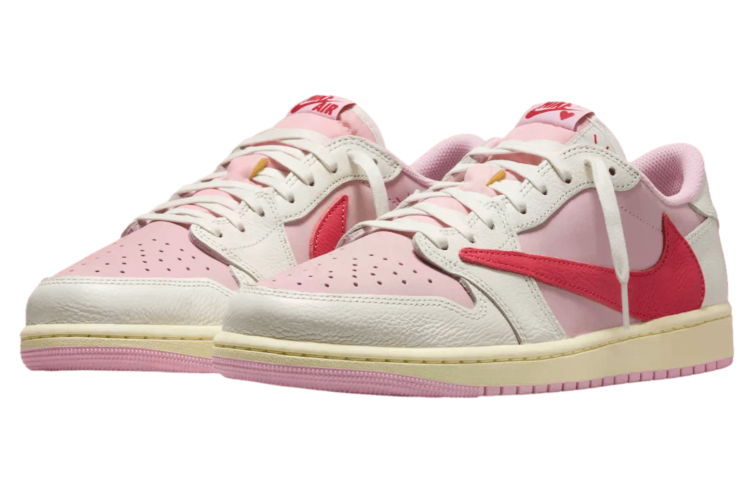 Travis Scott x Jordan 1 Retro Low OG 'Sail Tropical Pink'