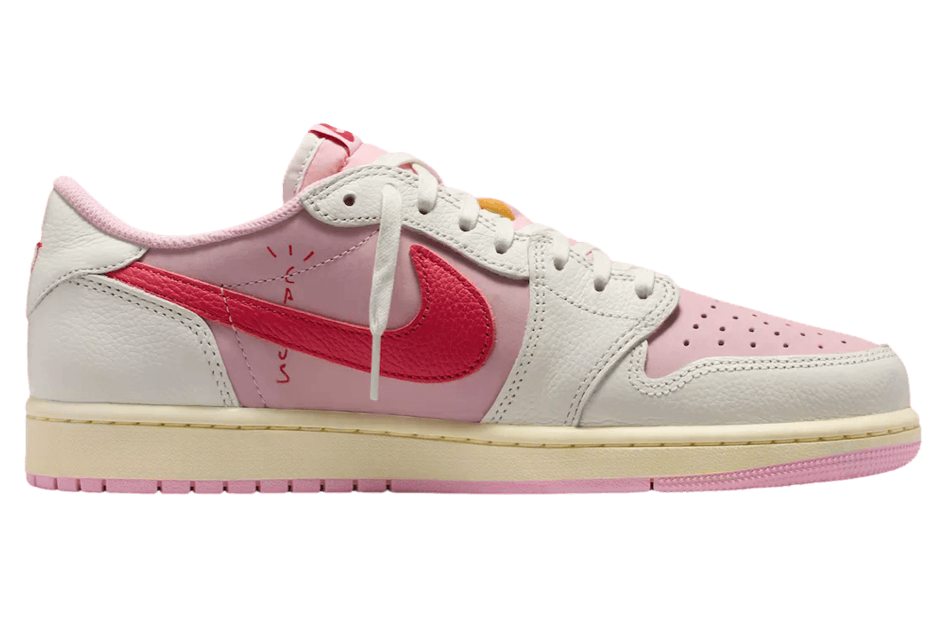 Travis Scott x Jordan 1 Retro Low OG 'Sail Tropical Pink'