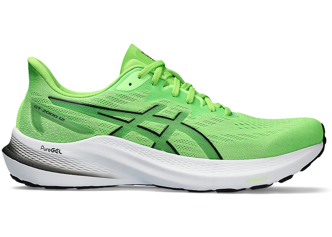 ASICS GT-2000 12 Electric Lime Black