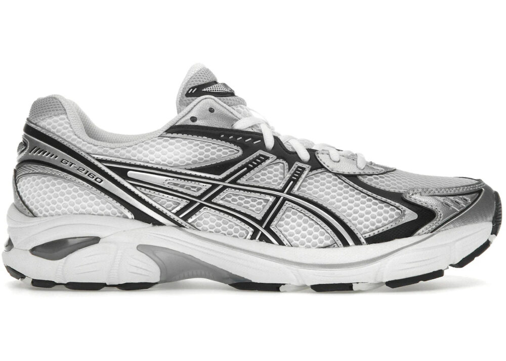 ASICS GT-2160 White Black Silver Men's - 1203A796-100 - Image 2