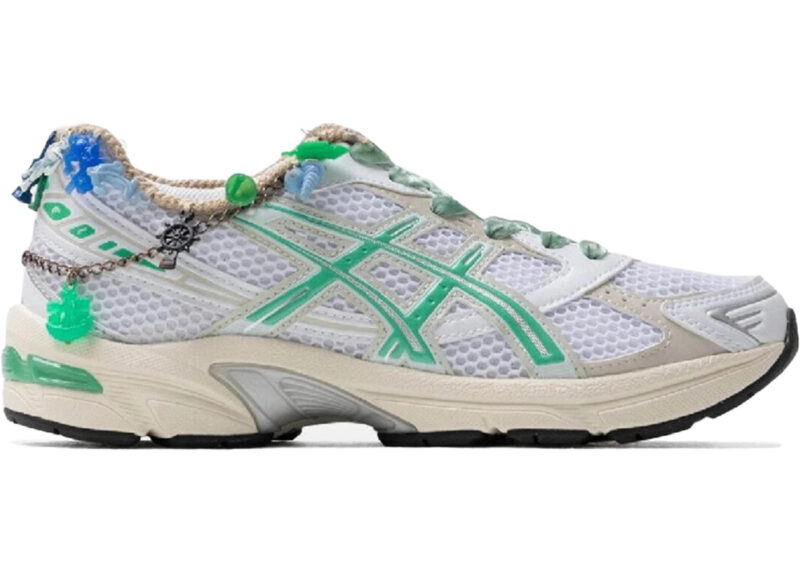 ASICS Gel-1130 White Malachite Green Off White Midsole (Bentgablenits A Prize In Every Box Edition) (Women's)