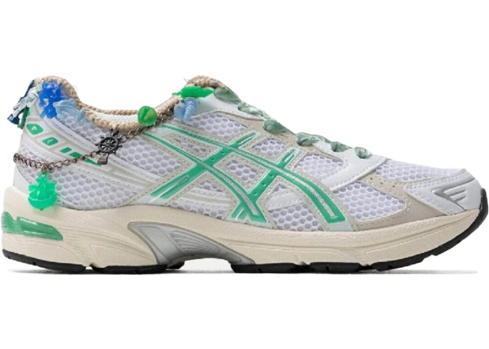 ASICS Gel-1130 White Malachite Green Off White Midsole (Bentgablenits A Prize In Every Box Edition) (Women's) - Image 2