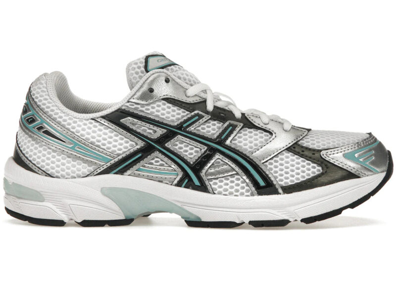 ASICS Gel-1130 White Black Turquoise - Image 2