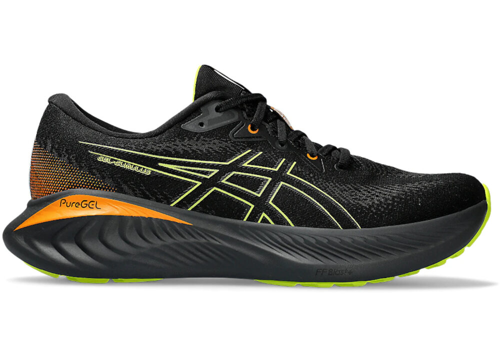 ASICS Gel-Cumulus 25 Gore-Tex Black Neon Lime
