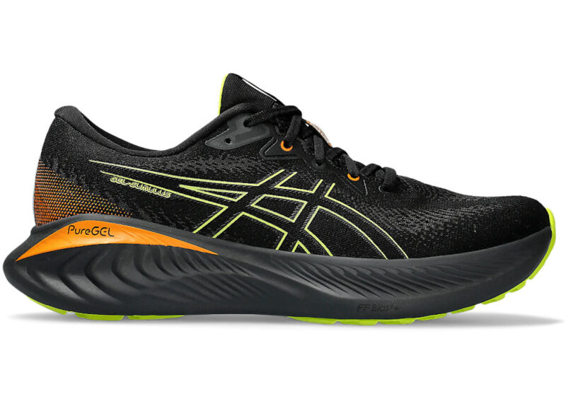 ASICS Gel-Cumulus 25 Gore-Tex Black Neon Lime