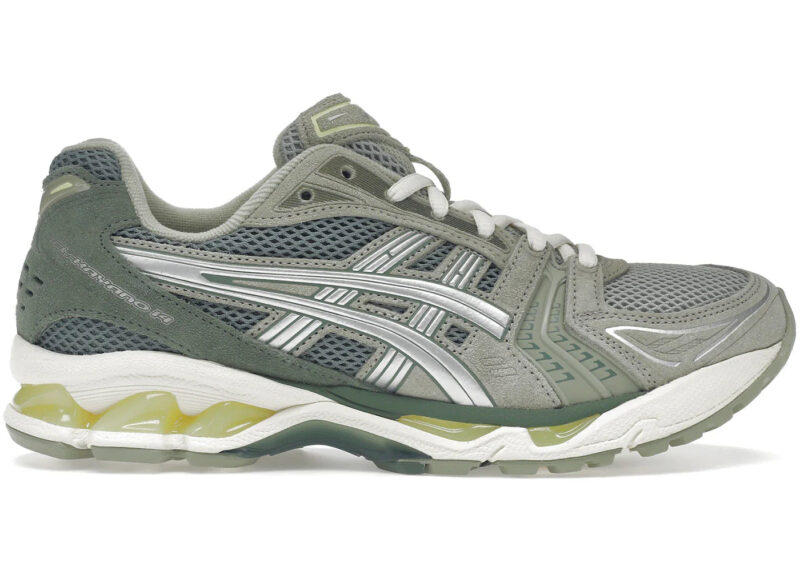 ASICS Gel-Kayano 14 Olive Grey Pure Silver - Image 2