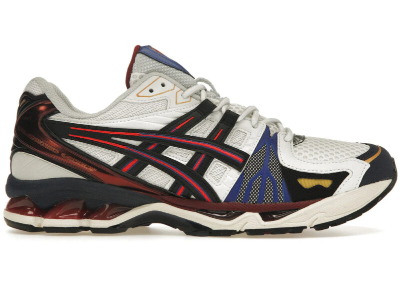 ASICS Gel-Kayano Legacy White Black Red Blue - Image 2
