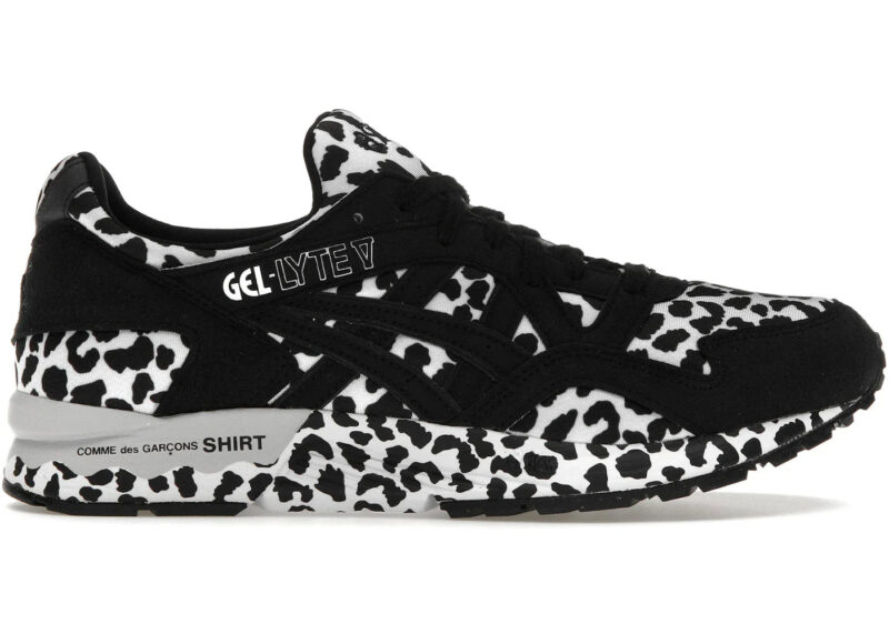 ASICS Gel-Lyte V Comme des Garcons Shirt Leopard Black - Image 2