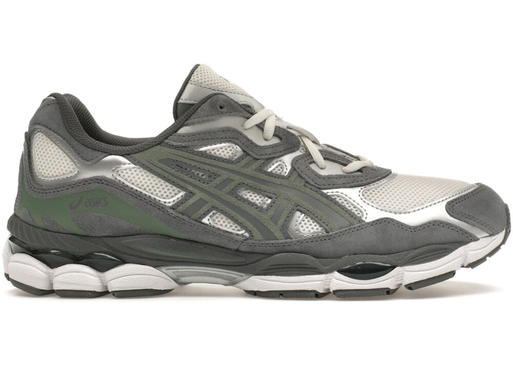 ASICS Gel-NYC Cream Steel Grey Men's - 1203A383-101 - Image 2