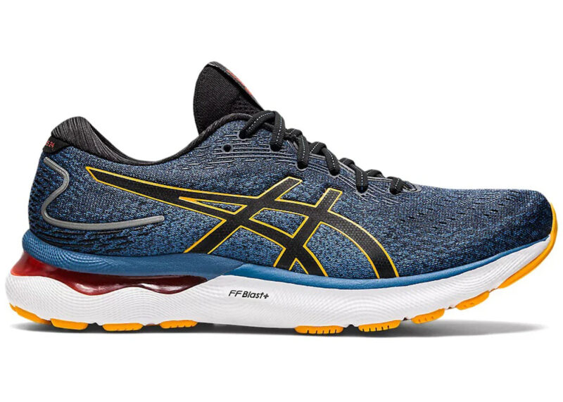 ASICS Gel Nimbus 24 Azure Blue Amber - Image 2
