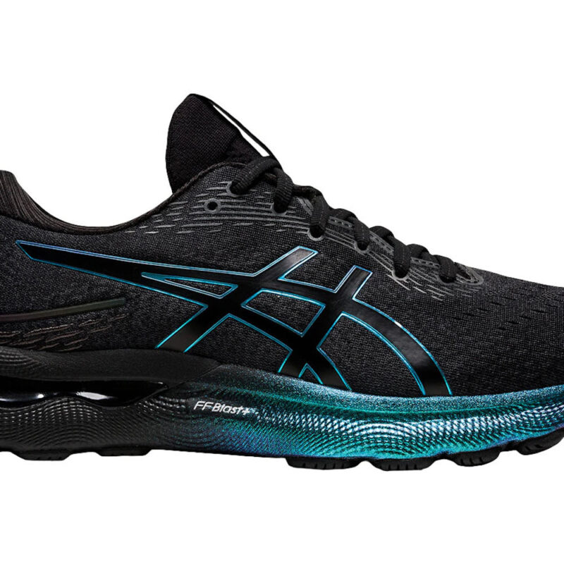 ASICS Gel Nimbus 24 Platinum Black Blue - 1011B479-001