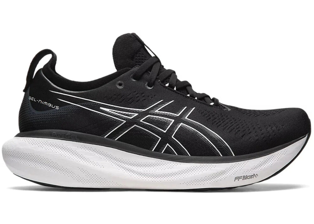 ASICS Gel-Nimbus 25 Black Pure Silver - Image 2