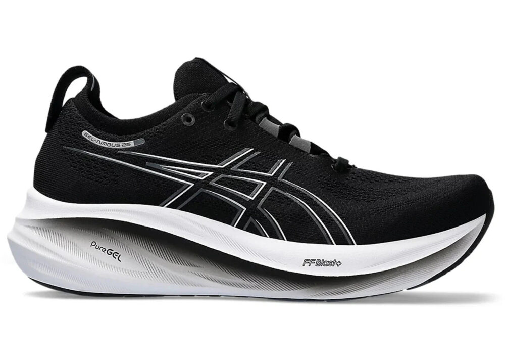 ASICS Gel-Nimbus 26 Black Graphite Grey - Image 2