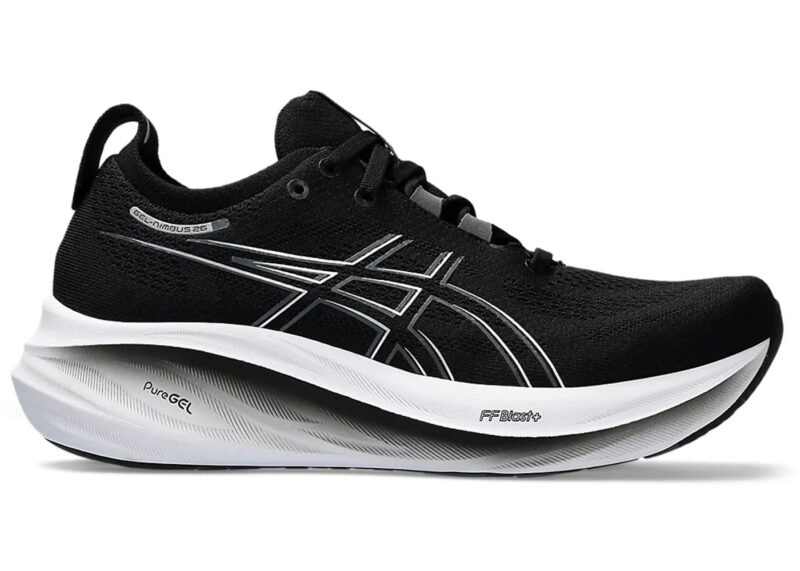 ASICS Gel-Nimbus 26 Black Graphite Grey - Image 2